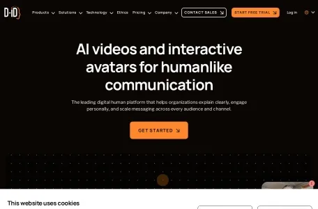 D-ID的网站截图
