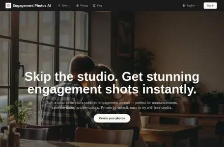 Engagement Photos AI的网站截图