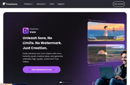FineVoice的网站截图