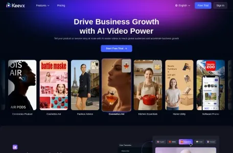 Keeva的网站截图