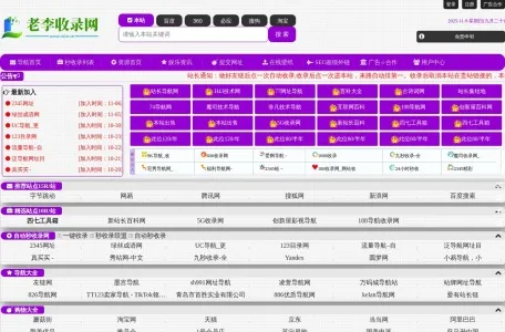 老李收录网的网站截图