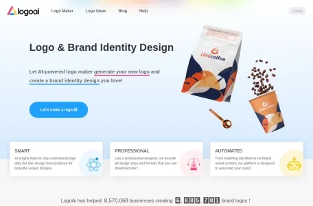 Logoai的网站截图