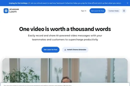 Loom的网站截图