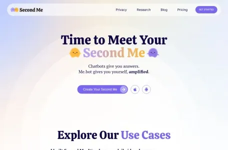 Me.bot的网站截图