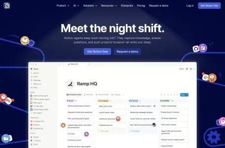 Notion AI的网站截图