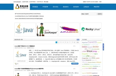 系统运维的网站截图