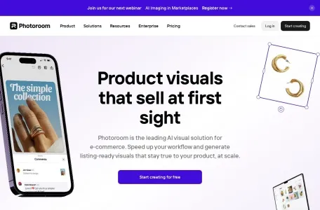PhotorRoom的网站截图