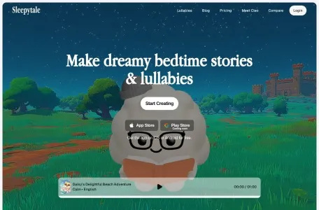 SleepyTales的网站截图