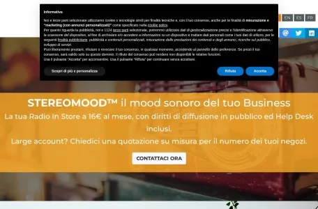 Stereomood网的网站截图