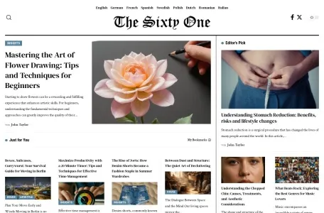 61音乐网的网站截图