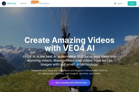 veo4 ai的网站截图