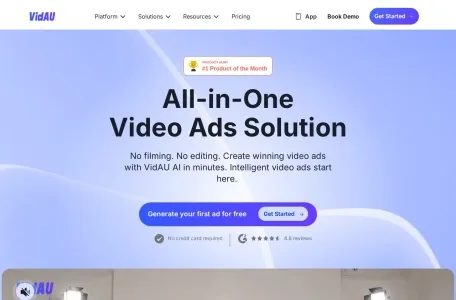 VidAU的网站截图